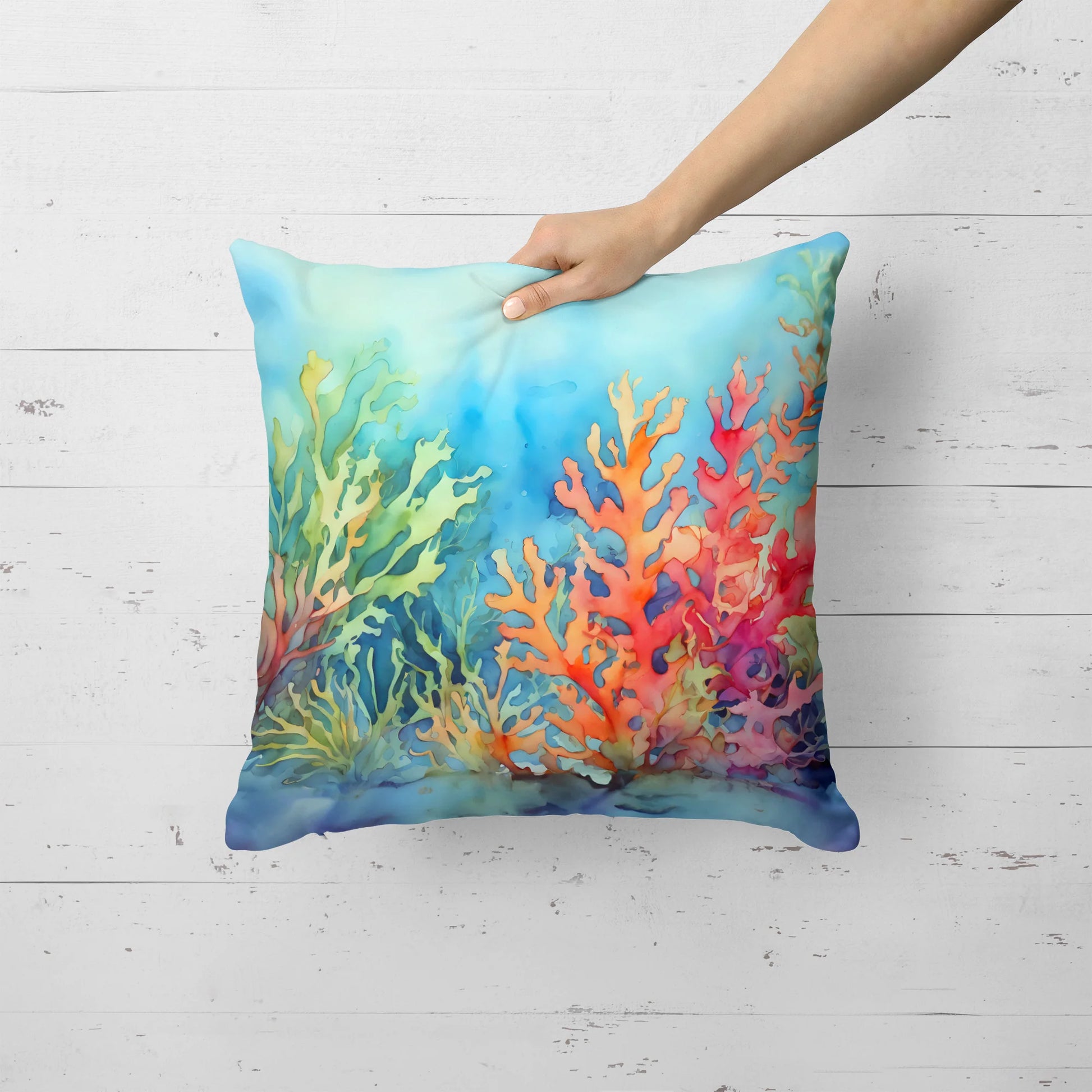 Seaweed Throw Pillow