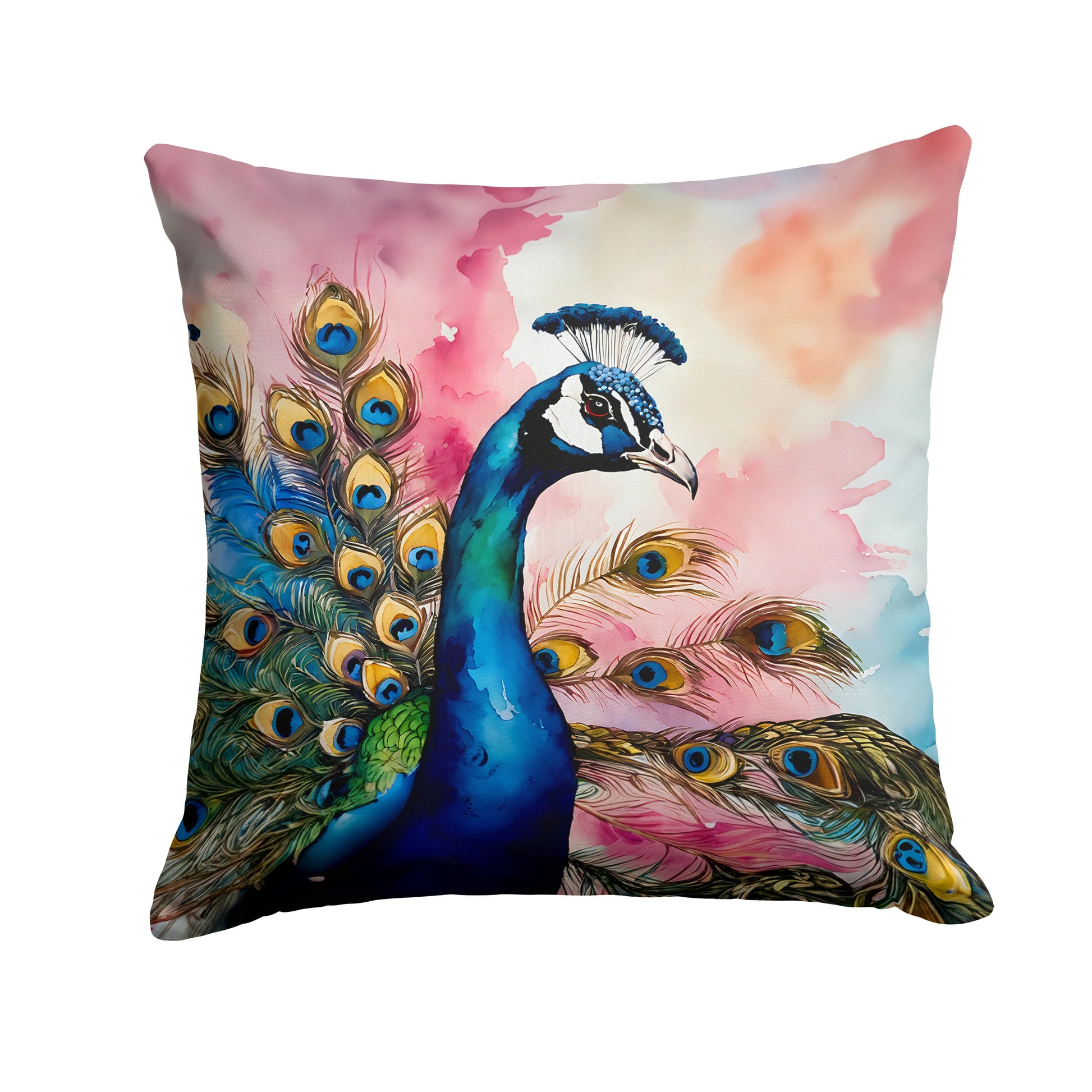 Peacock Throw Pillow